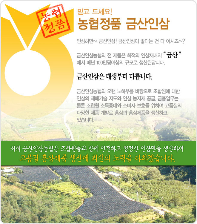 금산인삼농협 이미지