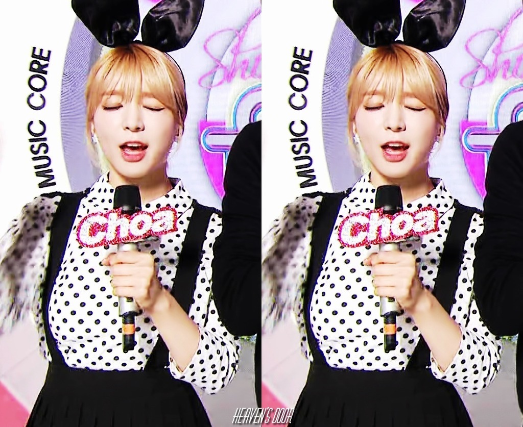 MC보는 핵예쁘게 나온 초아 ㅜ.ㅜ | 인스티즈