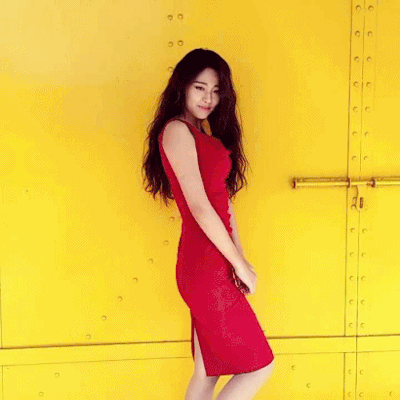 빨간 원피스 설현 | 인스티즈
