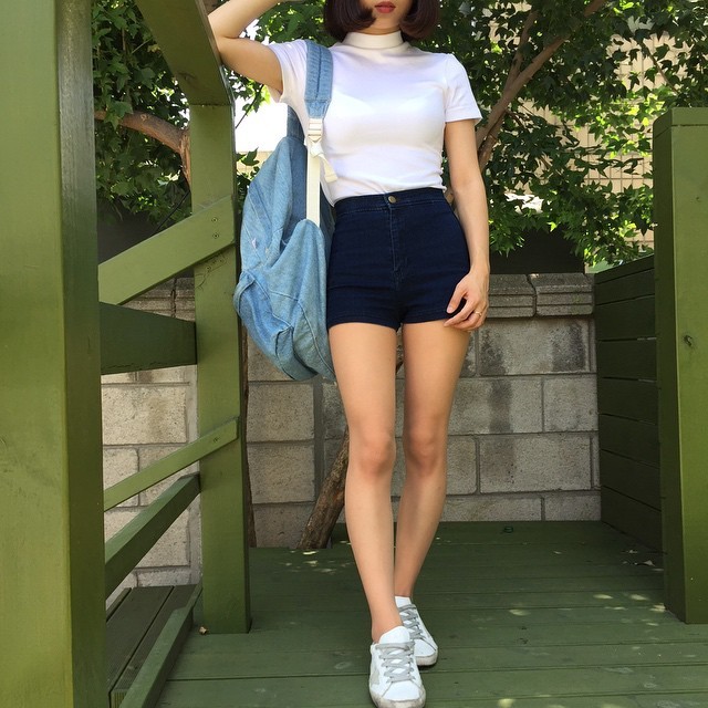아메리칸 어패럴 입은 처자들의 패션 몸매가 ㅎㄷㄷㄷㄷㄷㄷ 호불호 甲 | 인스티즈
