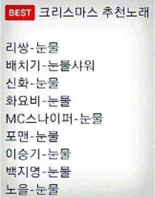 크리스마스 추천음악 | 인스티즈