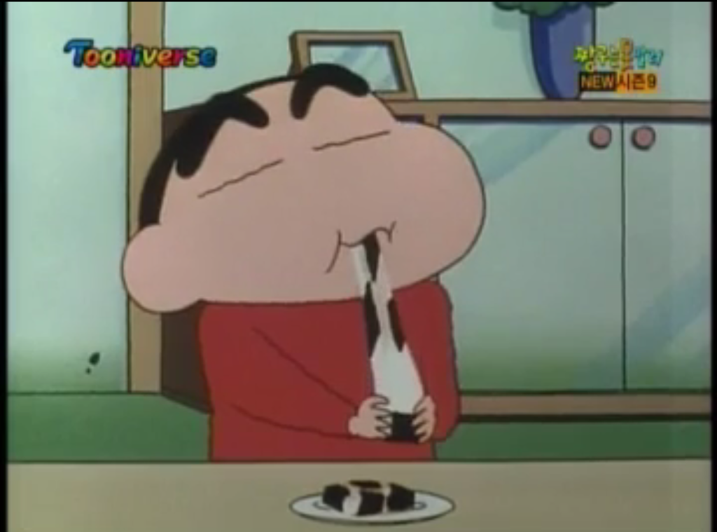 짱구가 구워 먹는 저건 뭘까 떡일까?치즈일까? | 인스티즈