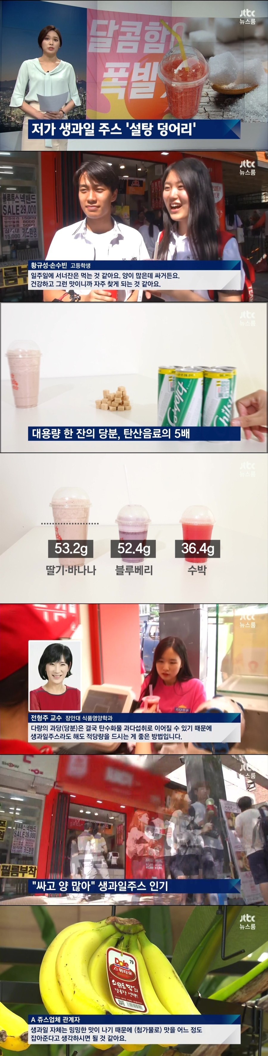 생과일 쥬스 너무 자주 먹지마세요 | 인스티즈