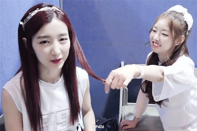 구구단 비주얼+얄미움을 담당하는 멤버.gif | 인스티즈