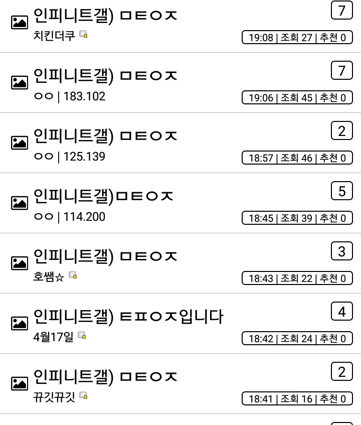 현재 트와이스 갤러리 상황.....jpg | 인스티즈