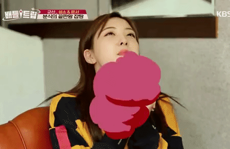 먹방 제대로 찍는 우주소녀 은서.gif | 인스티즈