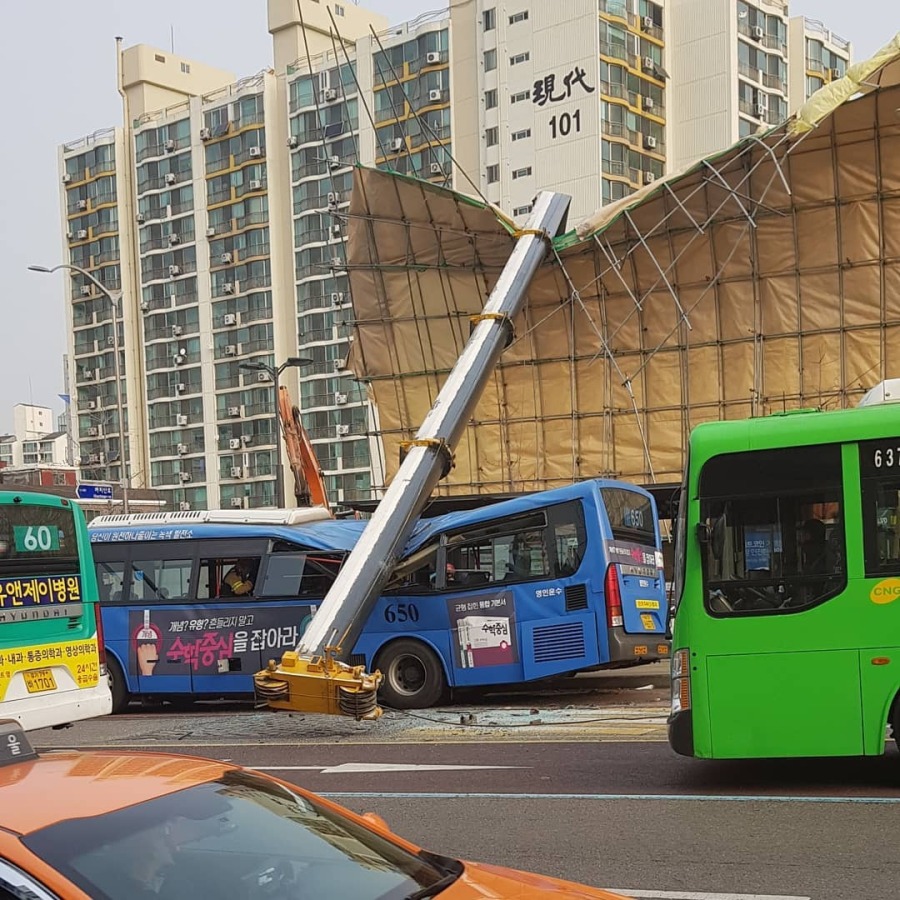 크레인 사고 현장 | 인스티즈