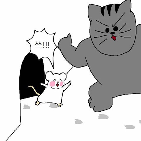 고양이가 쥐를 잡는 방법 | 인스티즈