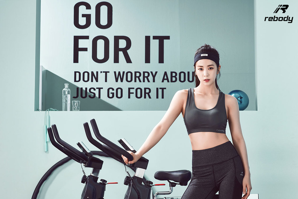 스포츠웨어 `리바디` 전속모델이 된 초롱 보미