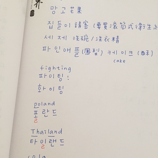 어느 외국인의 한국어 공부 | 인스티즈