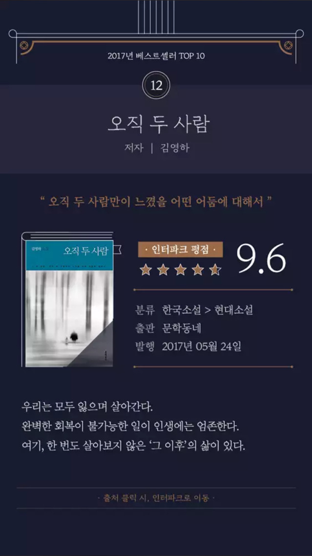 2017년 가장 많이 팔린 책 TOP 15 | 인스티즈