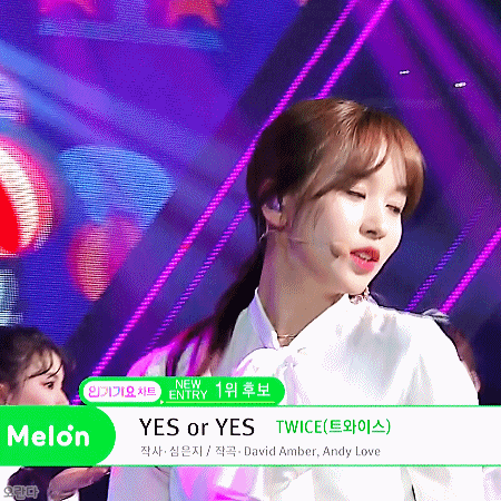 181125 인기가요 트와이스 묘이 미나.gif | 인스티즈
