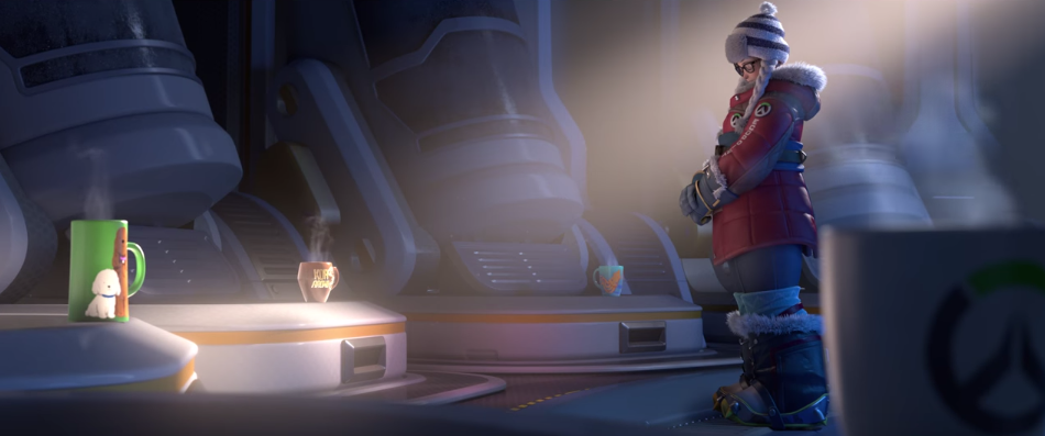 [오버워치] (ptr) 탐사기지 남극 맵에 메이 애니메이션 '일어나요!' 이스터 에그 추가 | 인스티즈