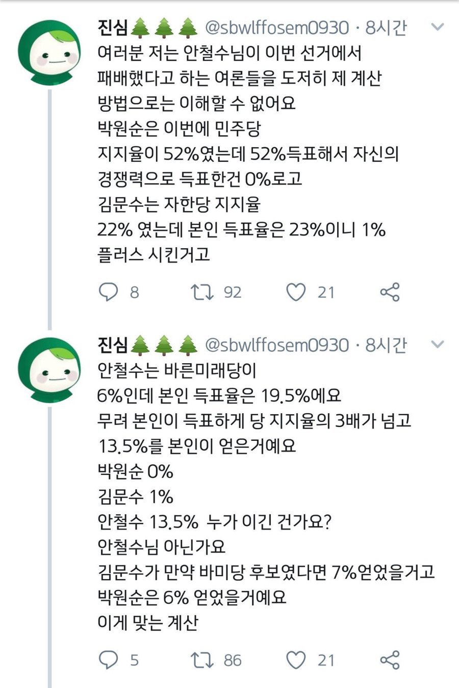 이 사람 안철수 멕이는 거다,아니다 진짜 믿고 있는거다 | 인스티즈