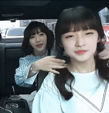 오마이걸 비니&amp;아린.gif | 인스티즈