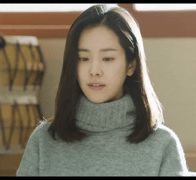 한지민의 시각장애인 연기.gif | 인스티즈