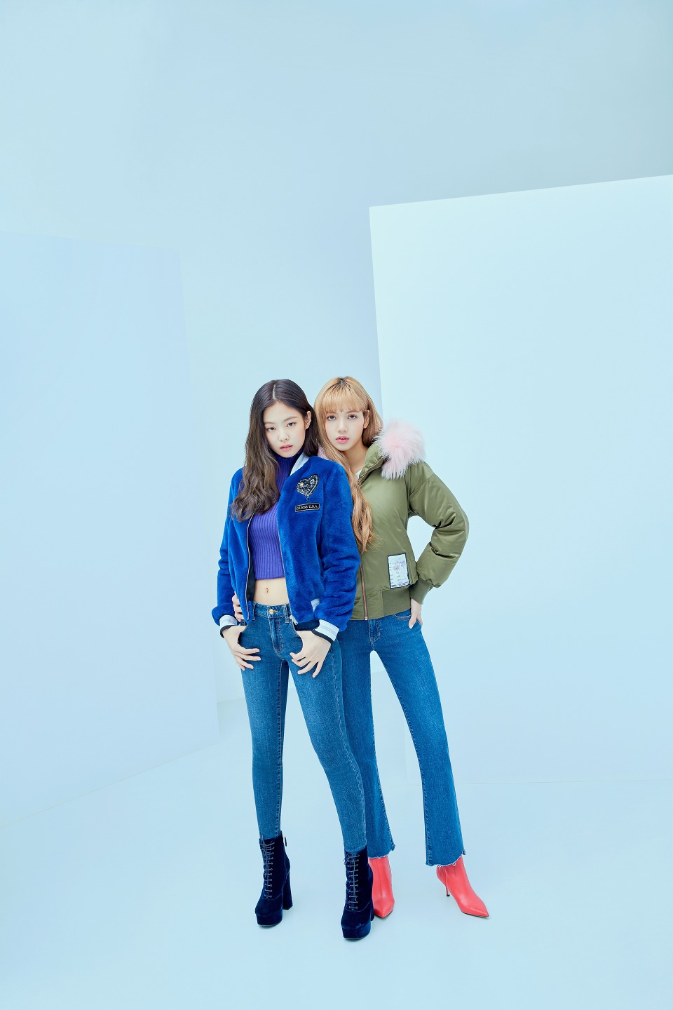 블랙핑크 게스 2018 겨울 아우터 | 인스티즈